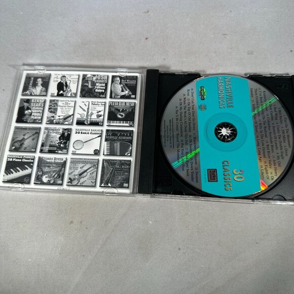 Nashville Harmonicas 30 Classics CD Gusto GT-0611-2 Fire On The Mountain Music - Picture 3 of 3